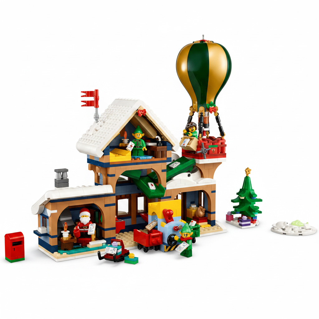 Lego Santa's Post Office Back