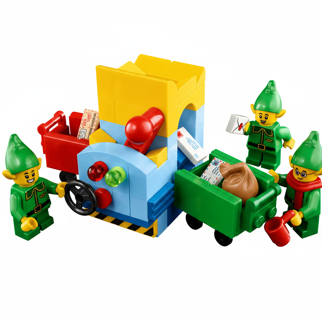 Lego Santa's Post Office Mailbags