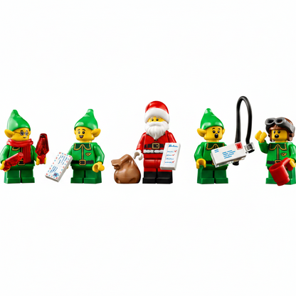 Lego Santa's Post Office Figures