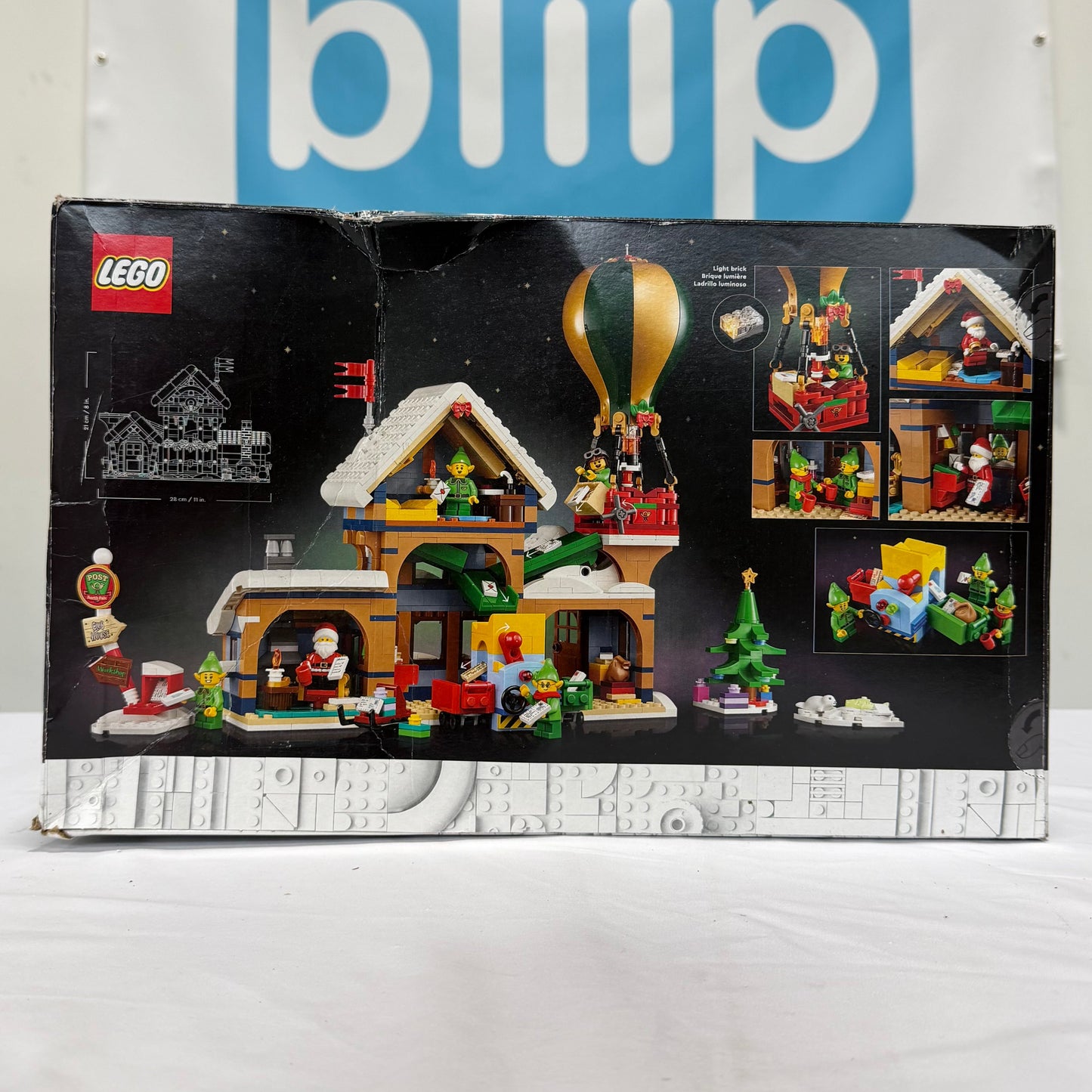 Lego Santa's Post Office Box Back
