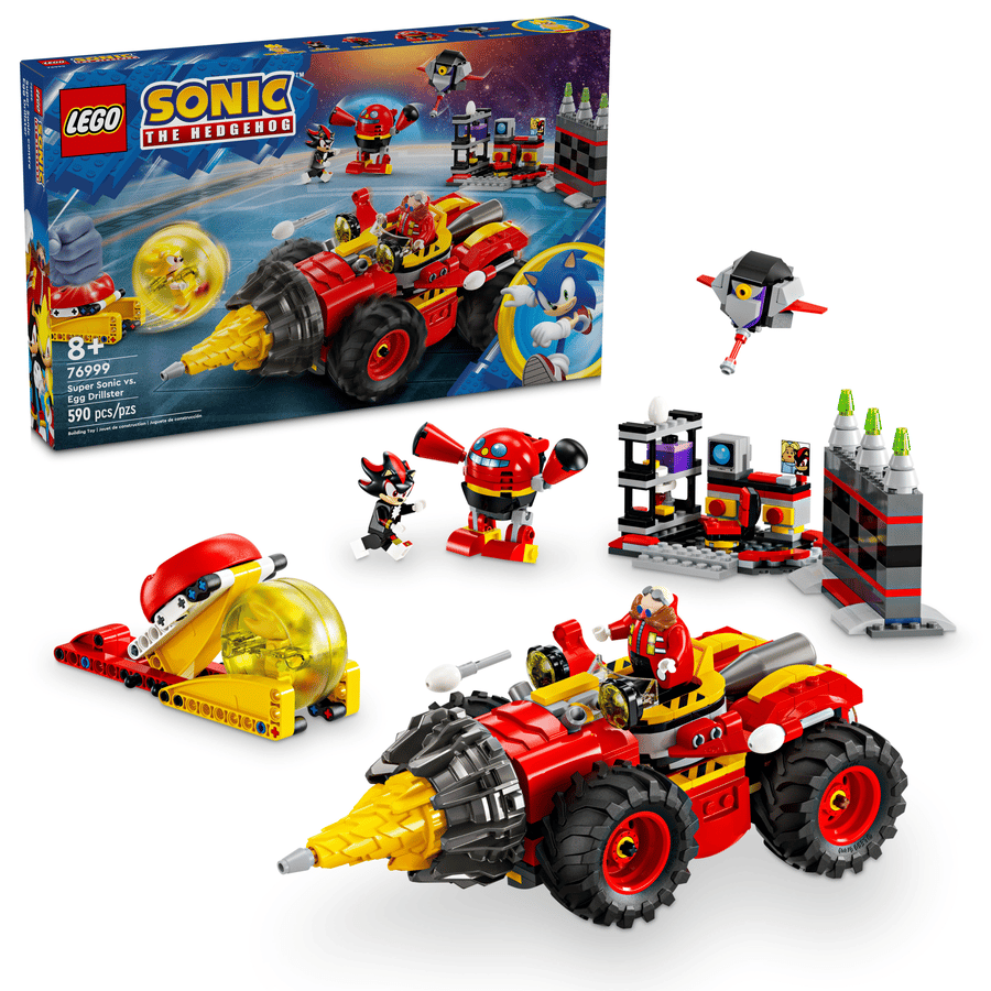 Lego Sonic The Hedgehog Super Sonic Vs Egg Drillster Set