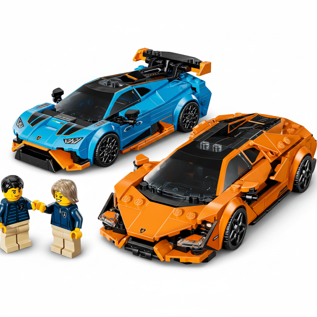 Lego Speed Champions Lamborghini and Huracan STO