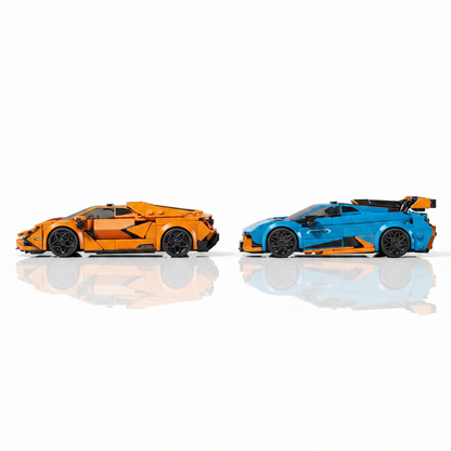 Lego Speed Champions Lamborghini and Huracan STO Side View