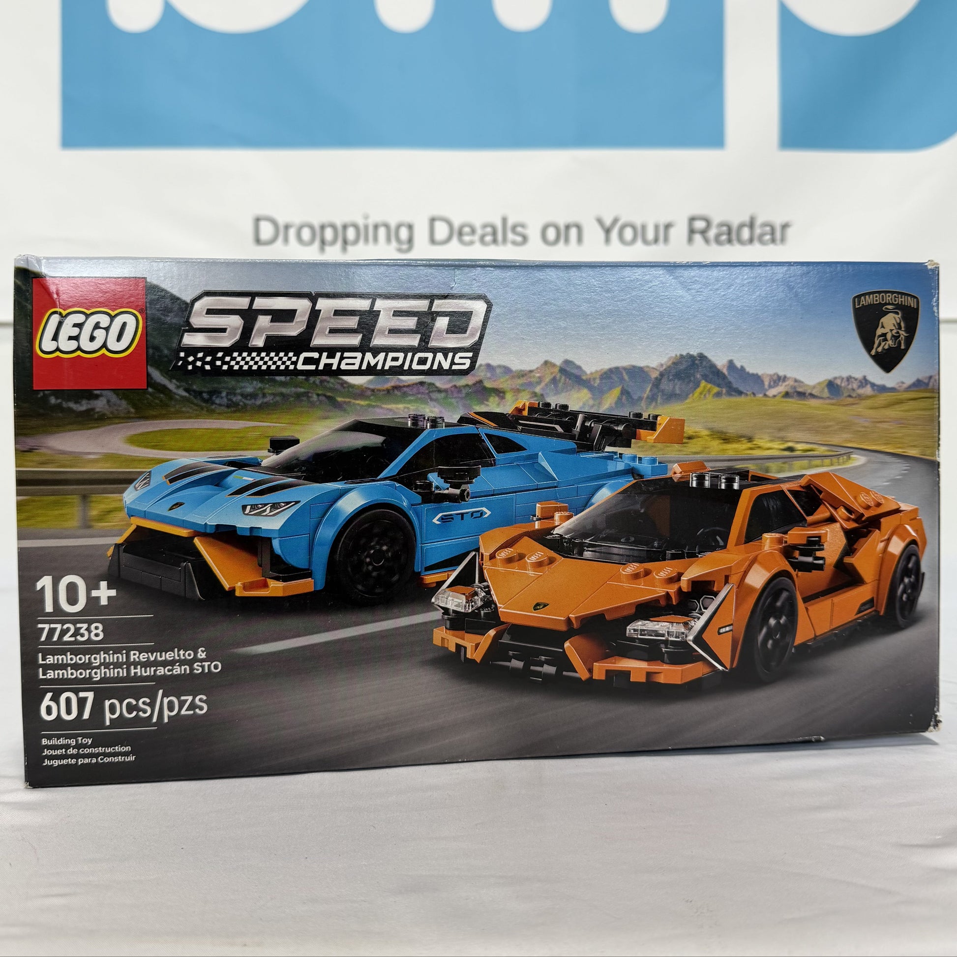 Lego Speed Champions Lamborghini and Huracan STO Box Front
