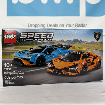 Lego Speed Champions Lamborghini and Huracan STO Box Front