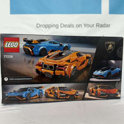 Lego Speed Champions Lamborghini and Huracan STO Box Back