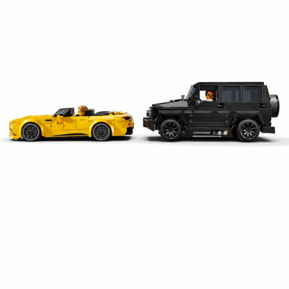 Lego Speed Champions Mercedes AMG Side View