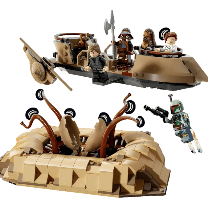Lego Star Wars Desert Skiff and Sarlacc Pit