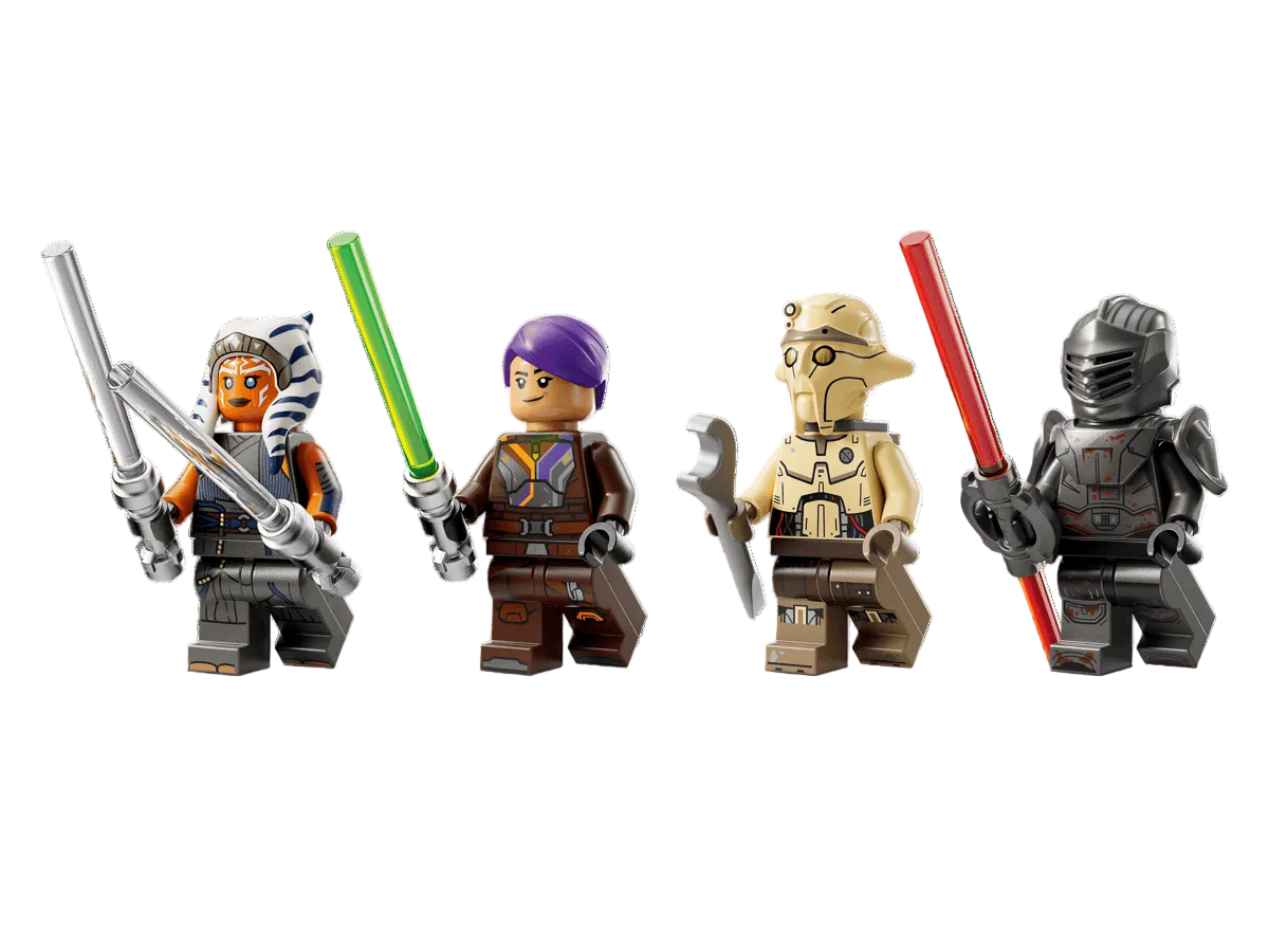 Lego Star Wars Ashoka Tano Jedi Shuttle Figures