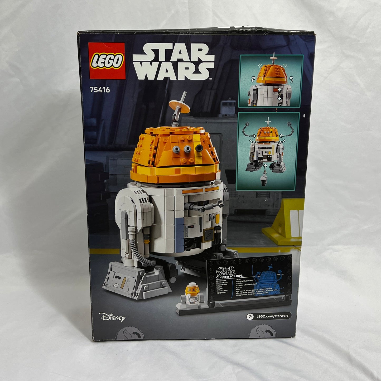 Lego Star Wars Chopper C1-10P Box Back