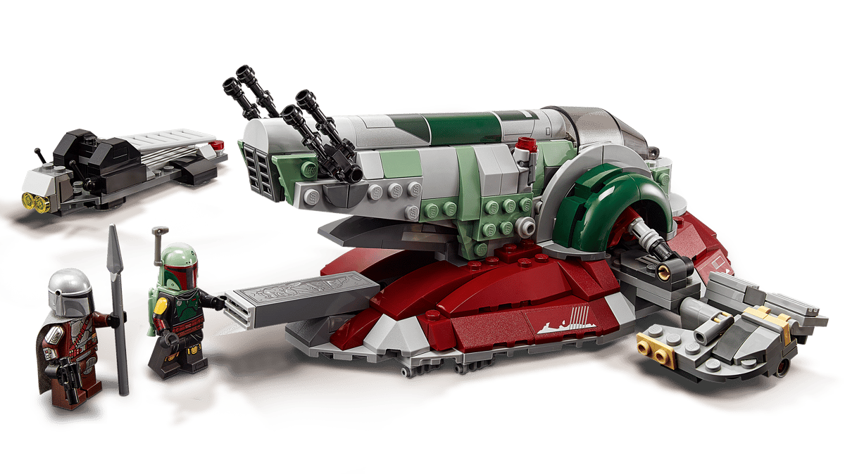Lego Star Wars Boba Fett Starship Side View