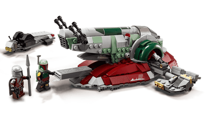 Lego Star Wars Boba Fett Starship Side View