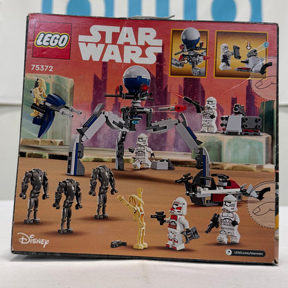 Lego Star Wars Clone Trooper Battle Droid Pack Box Front