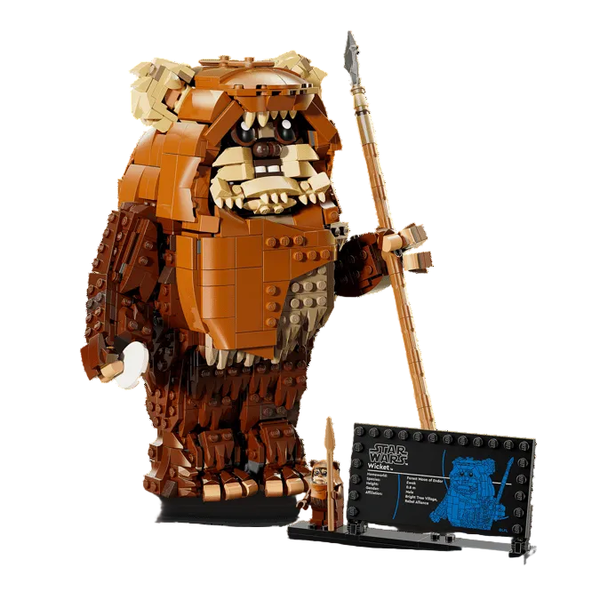 Lego Star Wars Ewok Side View