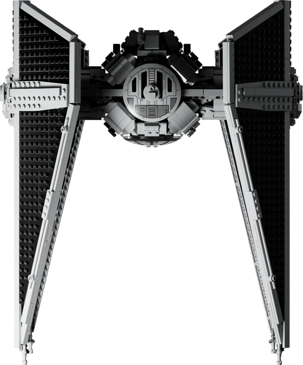 Lego Star Wars TIE Interceptor Top View