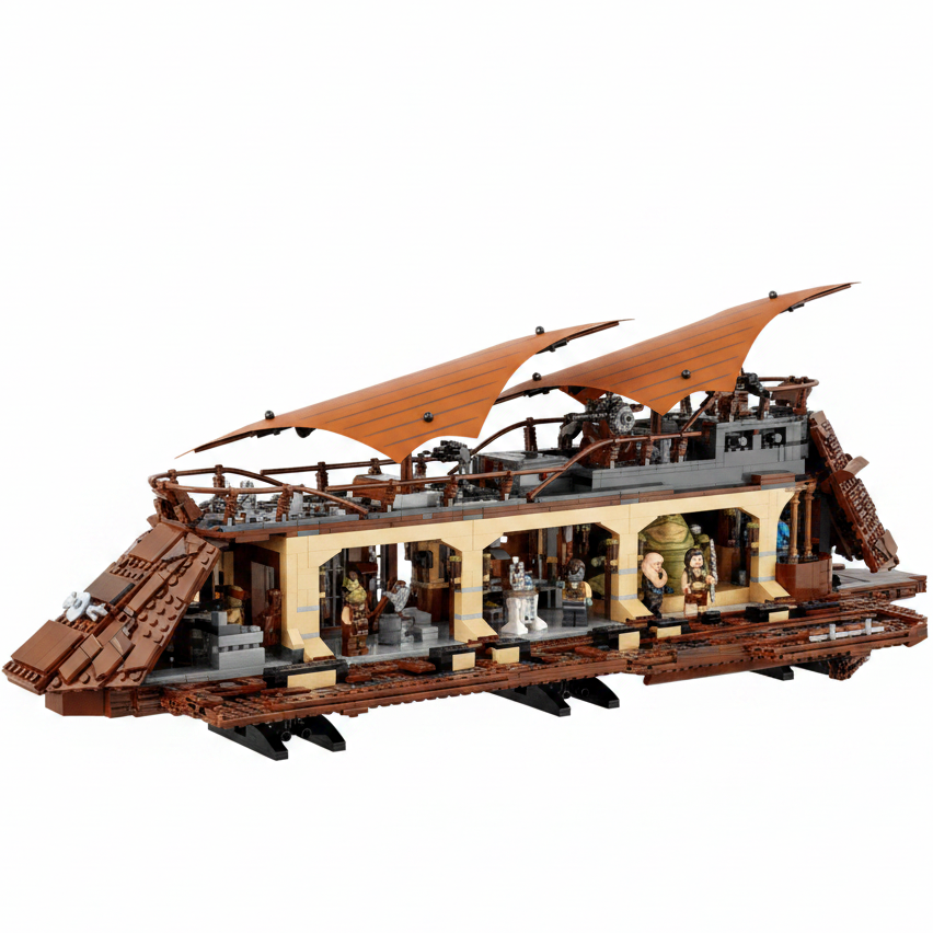 Lego Star Wars Jabba's Sail Barge Inside