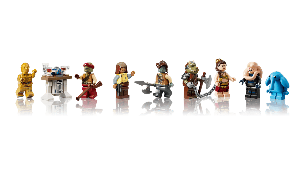 Lego Star Wars Jabba's Sail Barge Figures