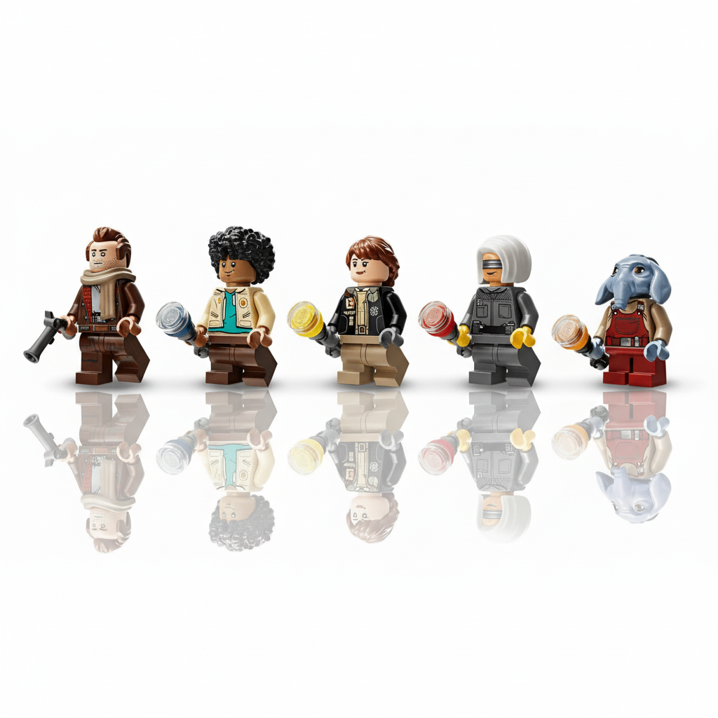 Lego Star Wars The Onyx Cinder Figures