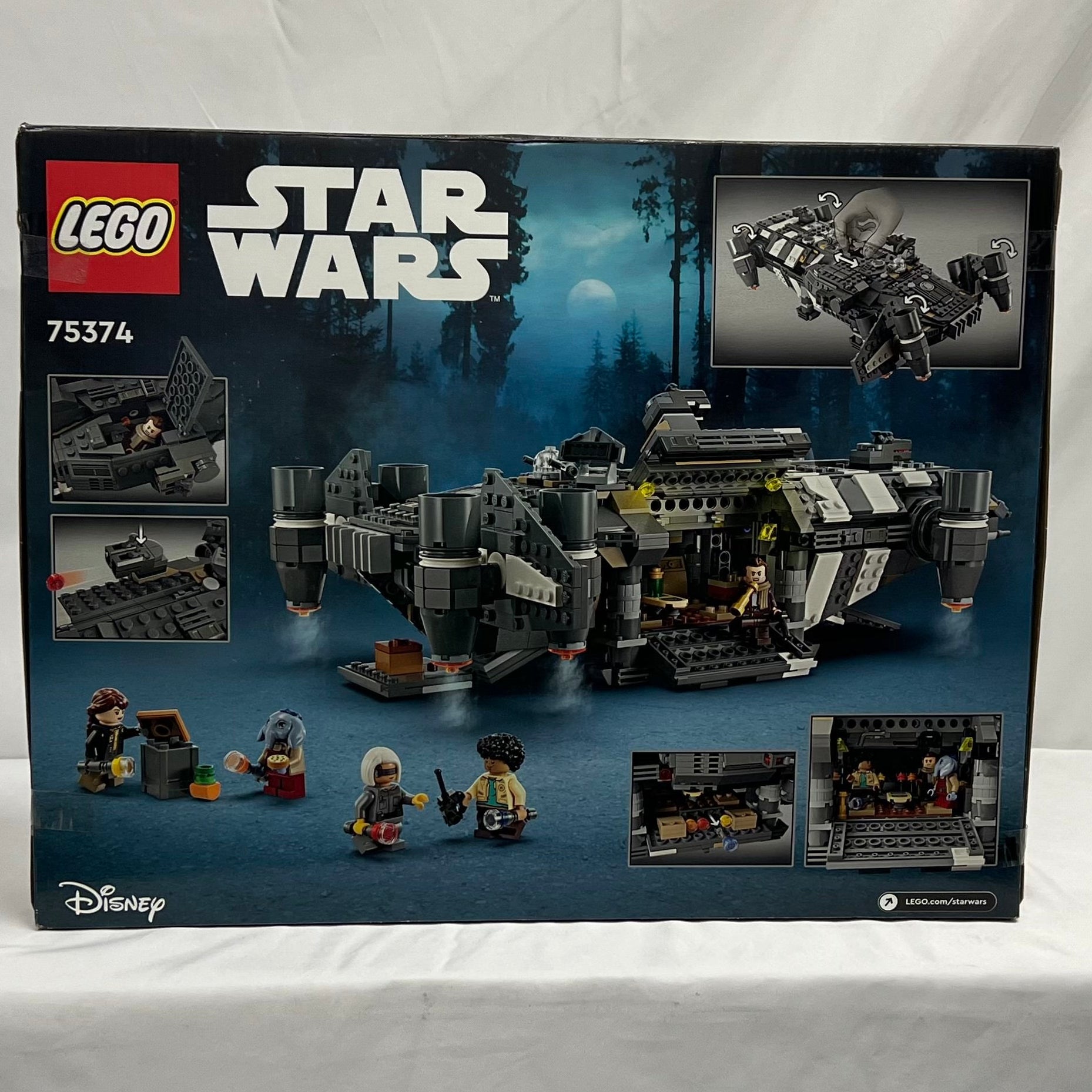 Lego Star Wars The Onyx Cinder Box Back
