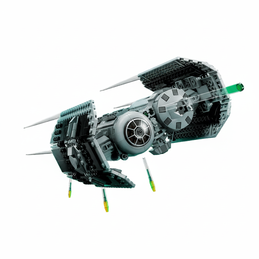Lego Star Wars TIE Bomber Action
