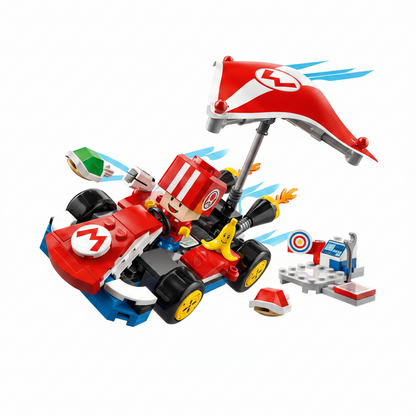 Lego Super Mario Kart Action
