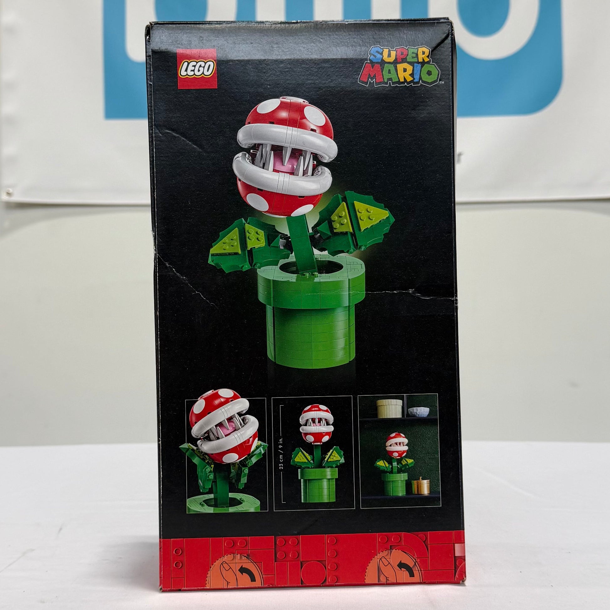Lego Super Mario Piranha Plant Box Back