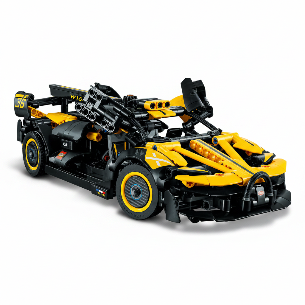 Lego Technic Bugatti Bolide Side View