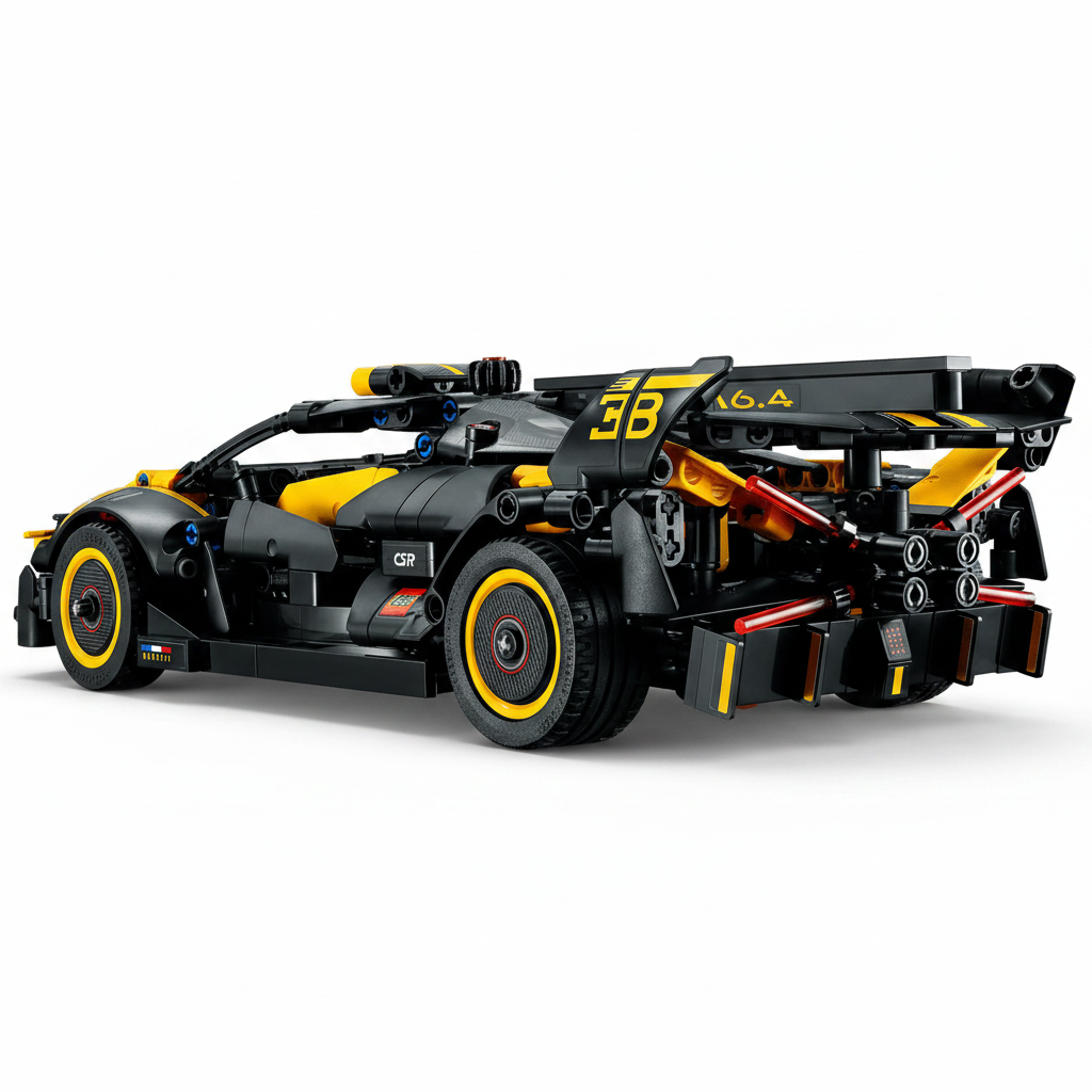 Lego Technic Bugatti Bolide Back View