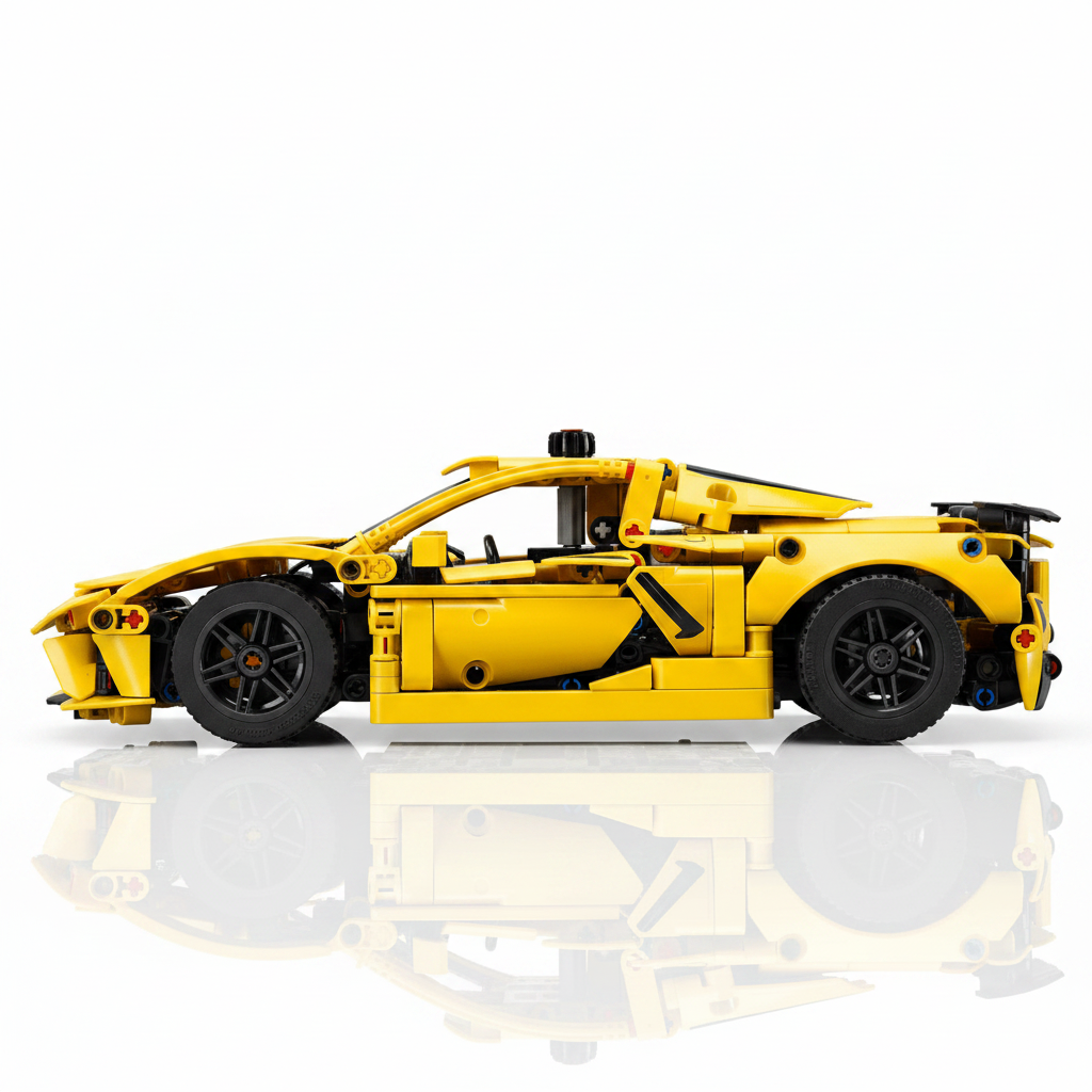 Lego Technic Corvette Stingray Side View
