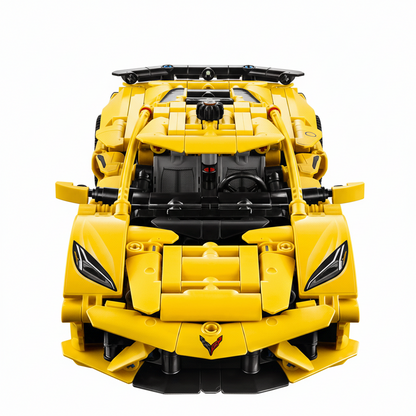 Lego Technic Corvette Stingray Front View