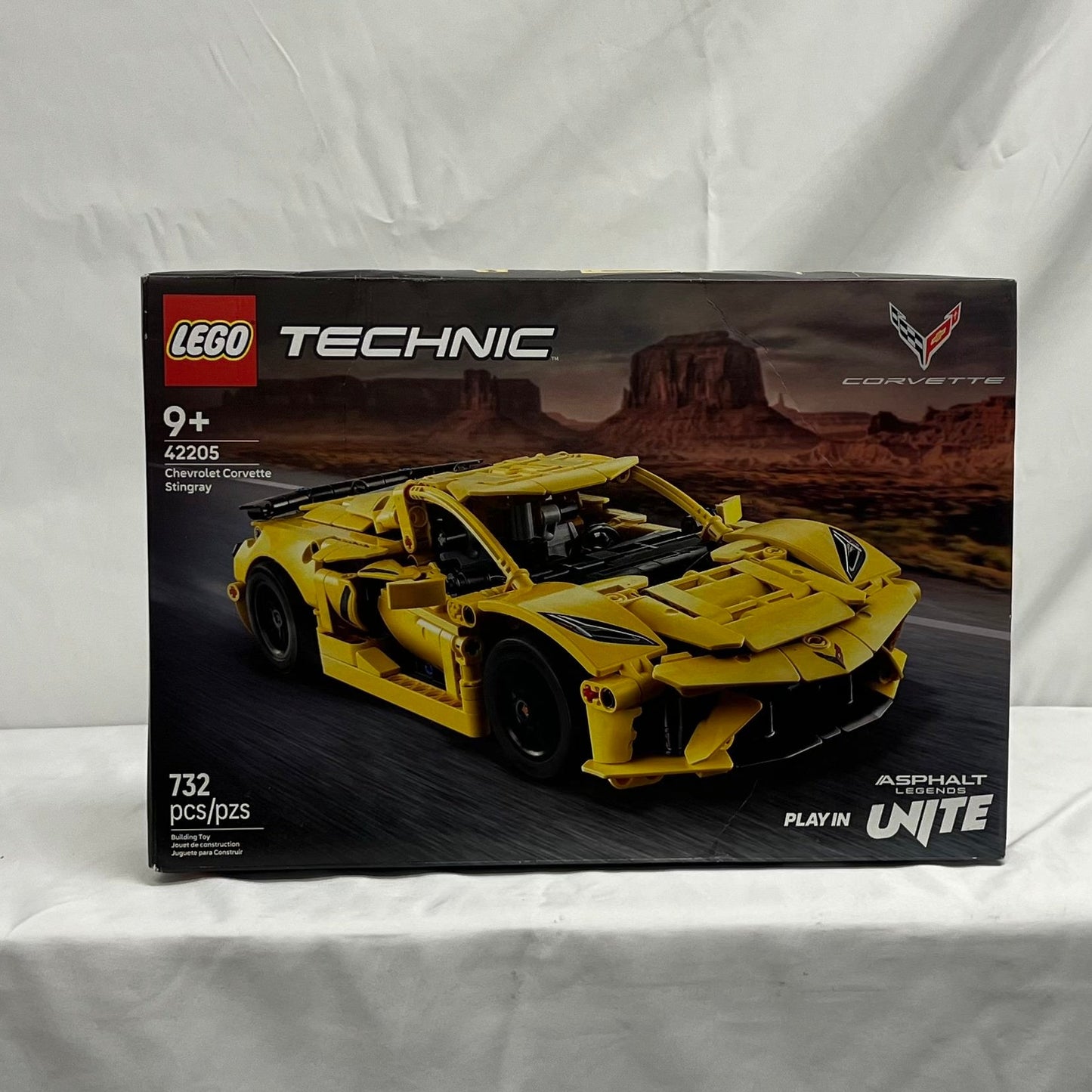 Lego Technic Corvette Stingray Box Front