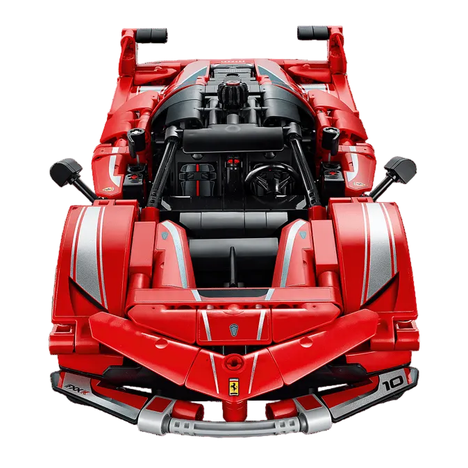 Lego Technic Ferrari FXX Front View