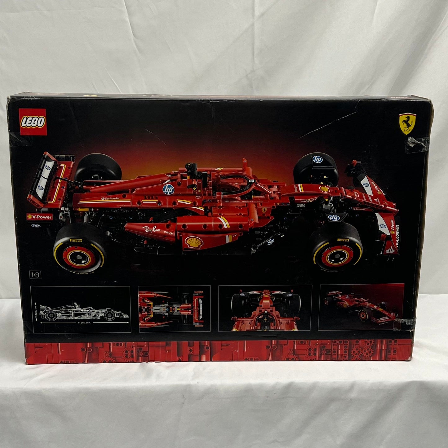 Lego Technic Ferrari SF-24 Box Back