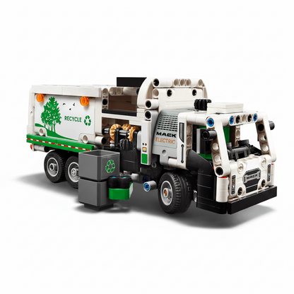 Lego Technic Garbage Truck Side View