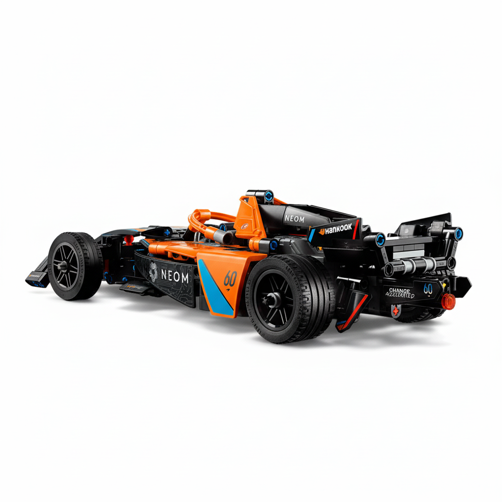 Lego Technic NEOM McLaren Formula E Team Back View