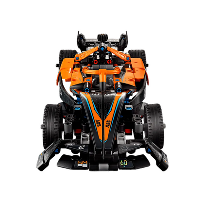 Lego Technic NEOM McLaren Formula E Team Front View