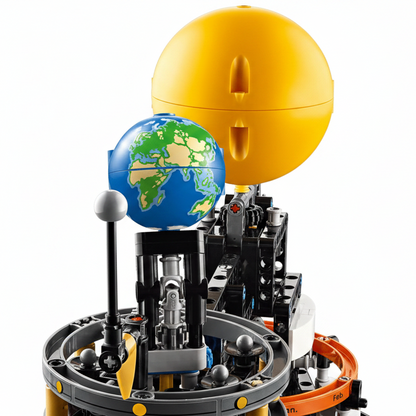 Lego Technic Planet Earth and Moon Orbit  Zoom