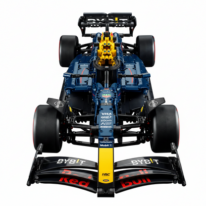 Lego Technic Oracle Red Bull Racecar Front View