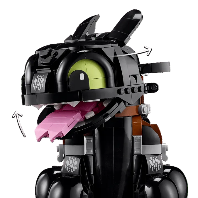 Lego How to Train Your Dragon Toothless Head