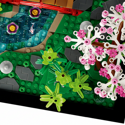 Lego Icons Tranquil Garden Top View