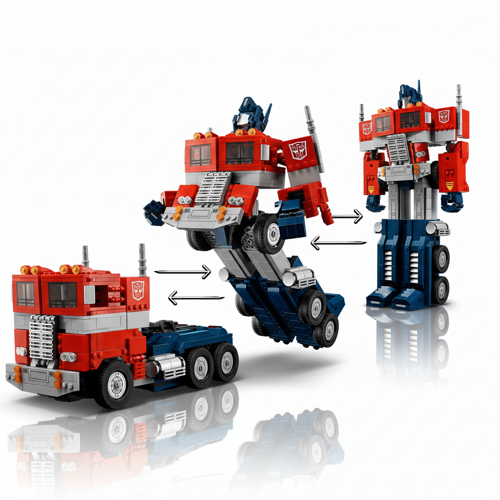 Lego Transformers Optimus Prime Transform