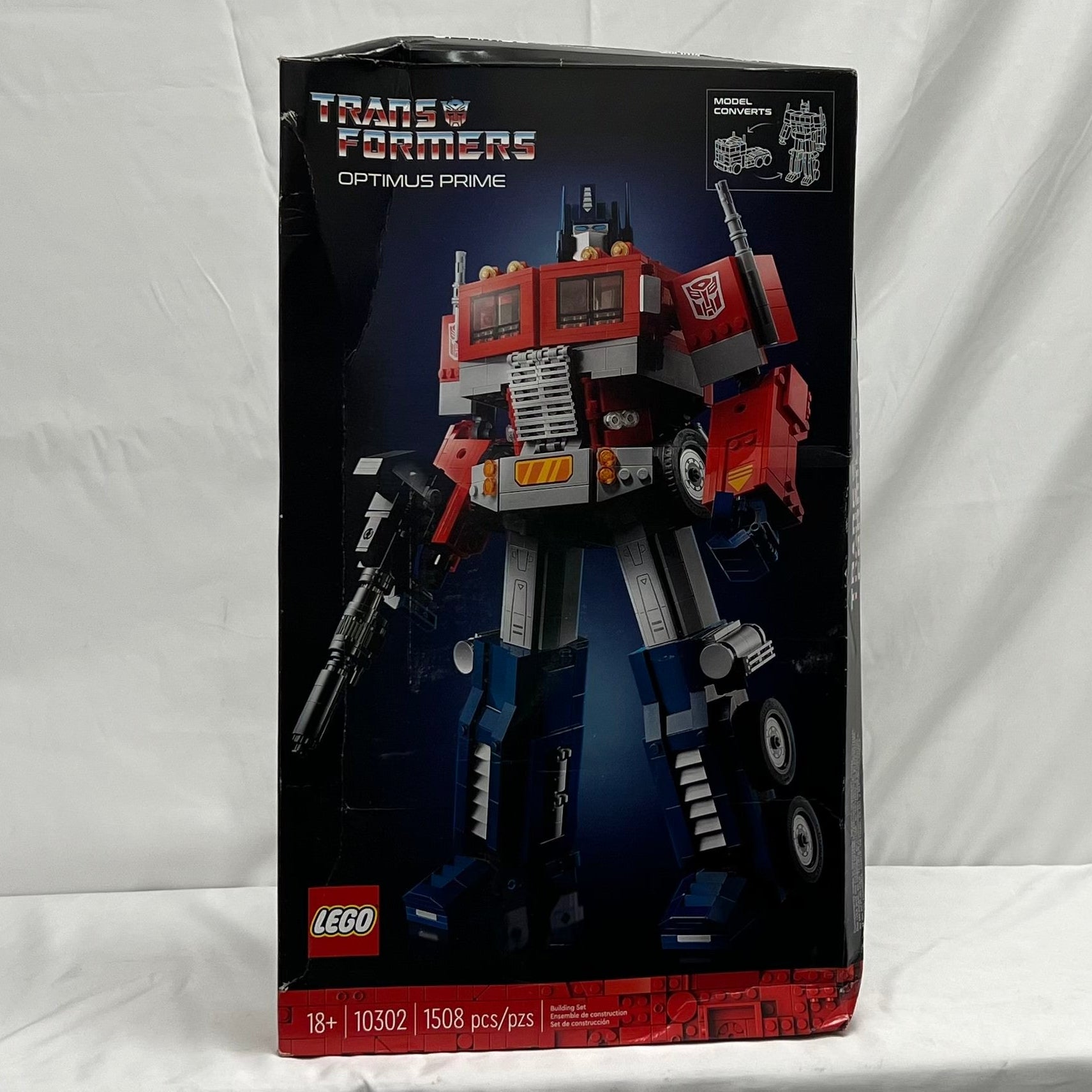 Lego Transformers Optimus Prime Box Front
