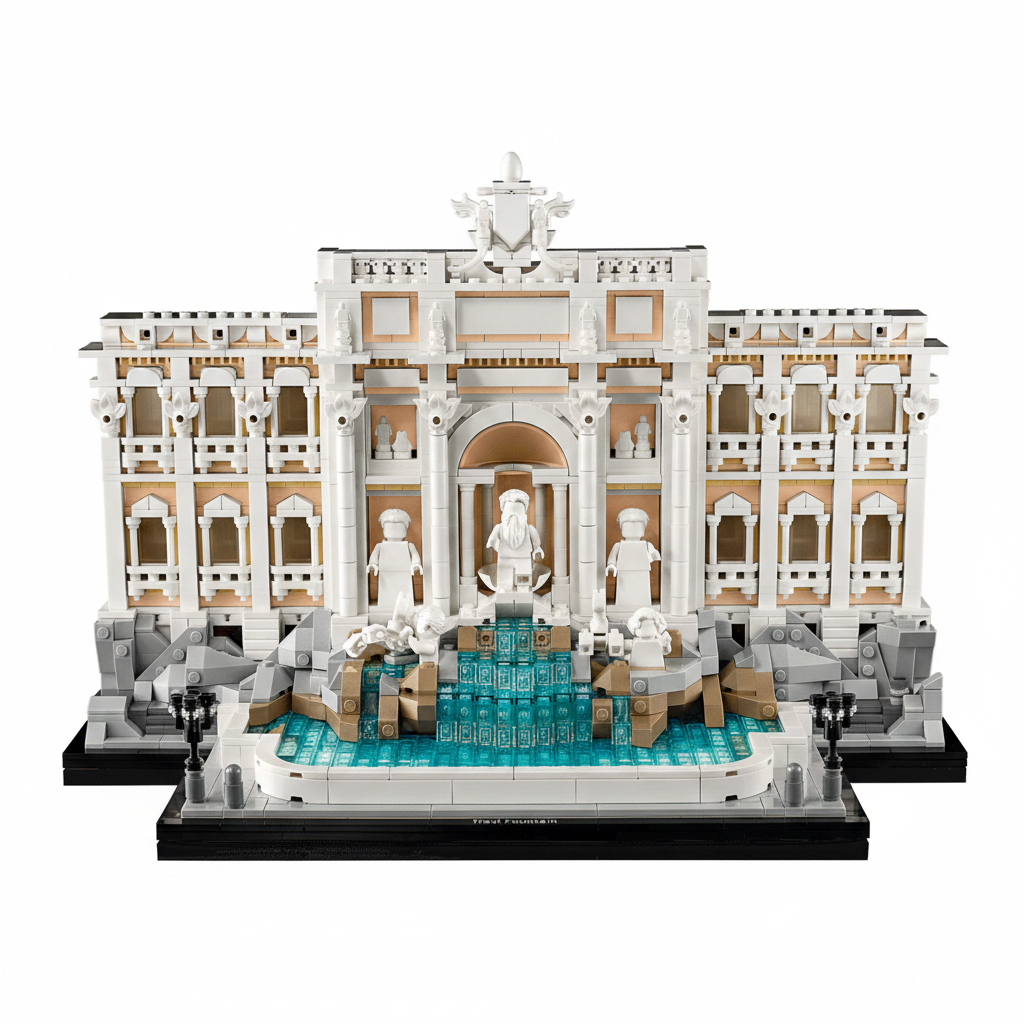 Lego Architecture Trevi Fountain Front View