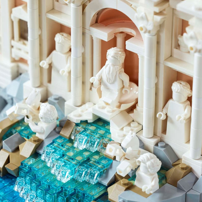 Lego Architecture Trevi Fountain Statues