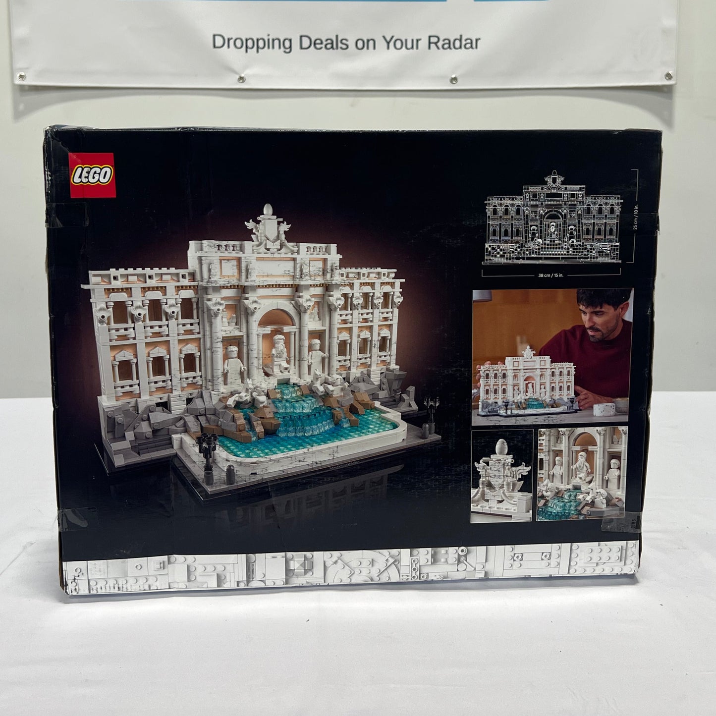 Lego Architecture Trevi Fountain Box Back