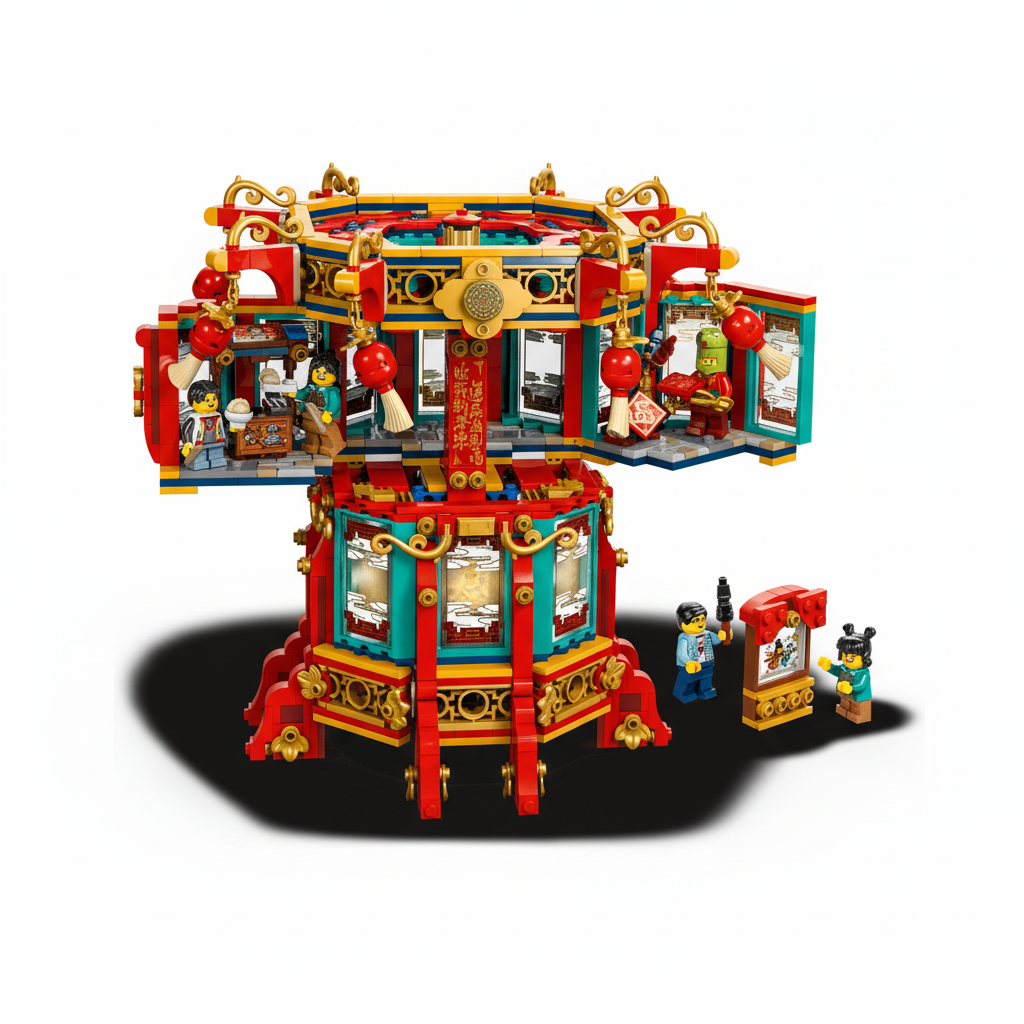 Lego Trotting Lantern Opened