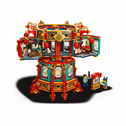 Lego Trotting Lantern Opened