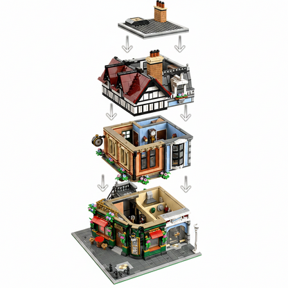 Lego Icons Tudor Corner Modular