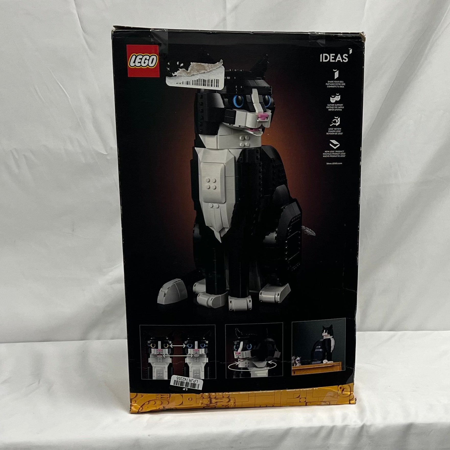 Lego Tuxedo Cat Back Back