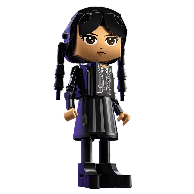 Lego Wednesday Figure School Uniform